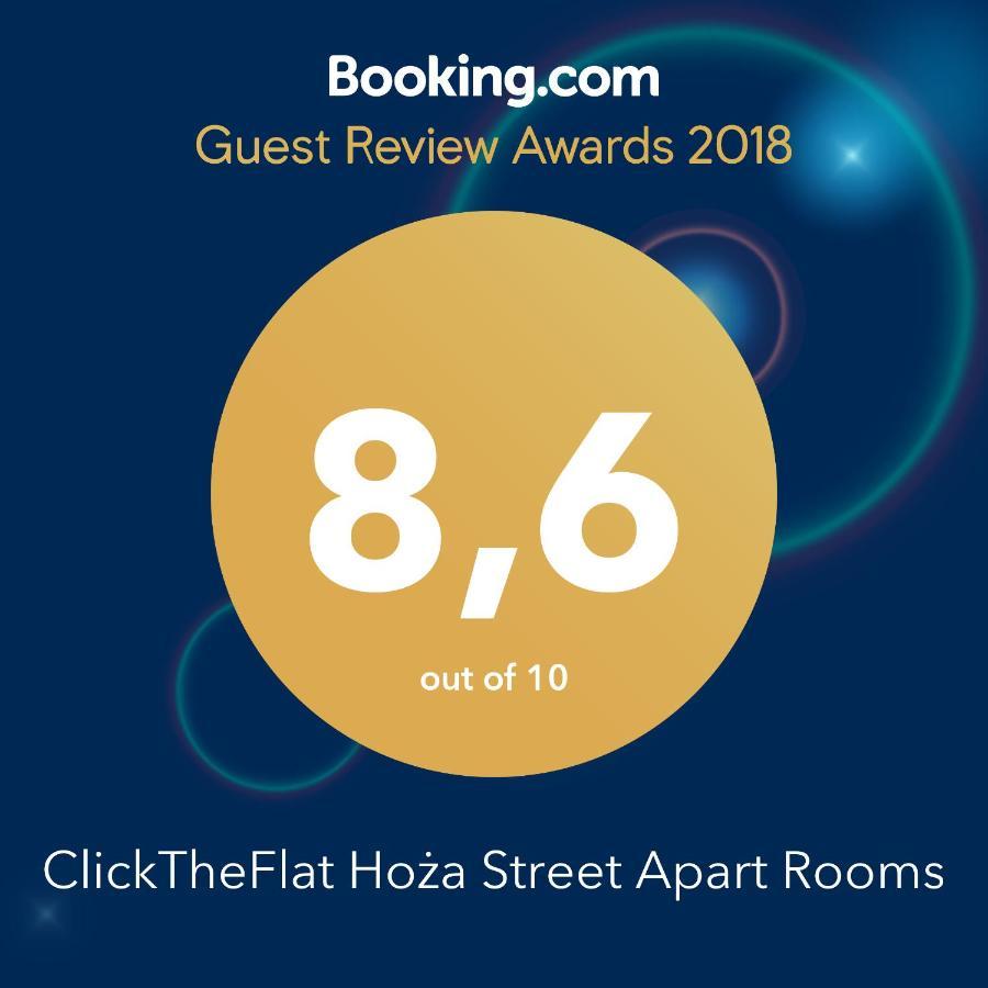 Clicktheflat Hoza Street Apart Rooms Варшава Экстерьер фото